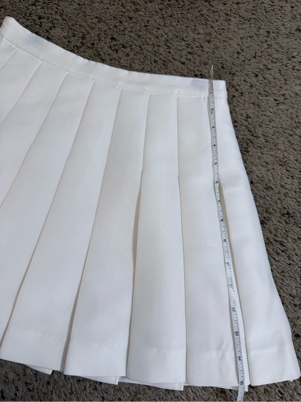 White Pleated Tennis Skirt - Classic Mini - Picture 8 of 8